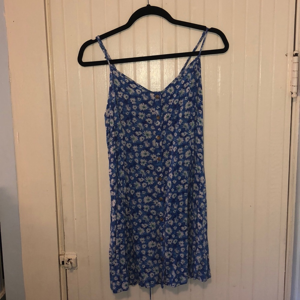 Flowered shift tank dress